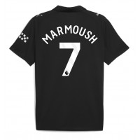 Stroje piłkarskie Manchester City Omar Marmoush #7 Koszulka Wyjazdowej 2025-26 Krótki Rękaw